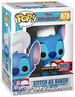 Stitch As Baker from Lilo & Stitch - Pop! Vinyl Figures manufactured by Funko [Front]