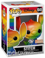 Stitch (Smiling) (Metallic Rainbow) from Lilo & Stitch - Pop! Vinyl Figures manufactured by Funko [Front]