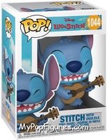 Stitch (with Ukulele) from Lilo & Stitch - Pop! Vinyl Figures manufactured by Funko [Front]