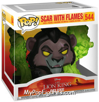 Scar with Flames (Green) from Lion King - Pop! Vinyl Figures manufactured by Funko [Front]