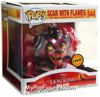 Scar with Flames (Red) from Lion King - Pop! Vinyl Figures manufactured by Funko [Front]