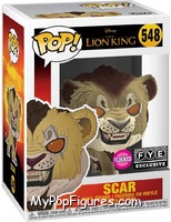 Scar (Live Action) (Flocked) from Lion King - Pop! Vinyl Figures manufactured by Funko [Front]