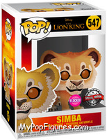 Simba (Live Action) (Flocked) from Lion King - Pop! Vinyl Figures manufactured by Funko [Front]