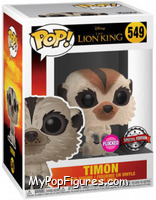 Timon (Live Action) (Flocked) from Lion King - Pop! Vinyl Figures manufactured by Funko [Front]