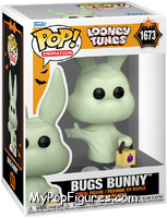 Bugs Bunny (Ghost Costume) from Looney Tunes - Pop! Vinyl Figures manufactured by Funko [Front]