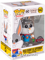 Bugs Bunny as Superman from Looney Tunes - Pop! Vinyl Figures manufactured by Funko [Front]