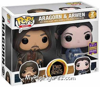 Aragorn & Arwen from Lord of the Rings - Pop! Sets manufactured by Funko [Front]