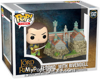 Elrond with Rivendell from Lord of the Rings - Pop! Towns manufactured by Funko [Front]