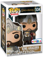 King Aragorn from Lord of the Rings - Pop! Vinyl Figures manufactured by Funko [Front]