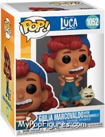 Giulia Marcovaldo (with Machiavelli) from Luca - Pop! Vinyl Figures manufactured by Funko [Front]