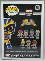 El Animal Indestructible (Gray) from Lucha Libre - Lucha Libre Pop! manufactured by Funko [Back]