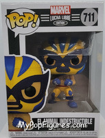 El Animal Indestructible (Yellow) from Lucha Libre - Lucha Libre Pop! manufactured by Funko [Front]