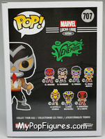 El Venenoide (Metallic) from Lucha Libre - Lucha Libre Pop! manufactured by Funko [Back]