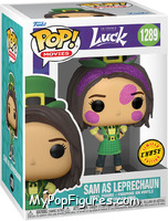 Sam as Leprechaun (Purple Paint) (Chase) from Luck - Pop! Vinyl Figures manufactured by Funko [Front]