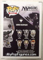 Garruk Wildspeaker from Magic the Gathering - Pop! Vinyl Figures manufactured by Funko [Back]