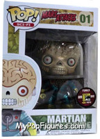 Martian (Metallic) from Mars Attacks - Pop! Vinyl Figures manufactured by Funko [Front]