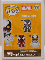 Anti-Venom (Glow in the Dark) from Marvel - Marvel Universe Pop! manufactured by Funko [Back]