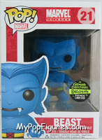 Beast (Flocked) from Marvel - Marvel Universe Pop! manufactured by Funko [Front]