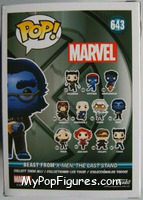 Beast (Flocked) from Marvel - Marvel Universe Pop! manufactured by Funko [Back]