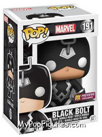 Black Bolt (Silver) from Marvel - Marvel Universe Pop! manufactured by Funko [Front]