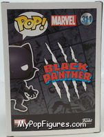 Black Panther from Marvel - Marvel Universe Pop! manufactured by Funko [Back]