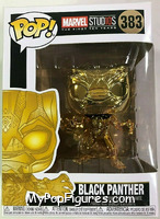 Black Panther (Gold Chrome) from Marvel - Marvel Stud10s Pop! manufactured by Funko [Front]