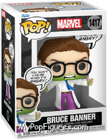 Bruce Banner (Don't Make Me Angry) from Marvel - Marvel Universe Pop! manufactured by Funko [Front]