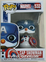 Cap Snowman from Marvel - Marvel Universe Pop! manufactured by Funko [Front]