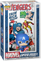 Captain America from Marvel - Comic Covers Pop! manufactured by Funko [Front]