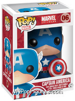 Captain America from Marvel - Marvel Universe Pop! manufactured by Funko [Front]