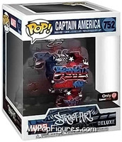 Captain America (Street Art) (Deluxe) from Marvel - Street Art Pop! manufactured by Funko [Front]