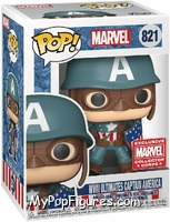 Captain America (WWII Ultimates) from Marvel - Marvel Universe Pop! manufactured by Funko [Front]