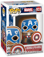 Captain America (Gingerbread) from Marvel - Marvel Universe Pop! manufactured by Funko [Front]