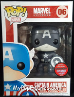 Captain America (Black / White) from Marvel - Marvel Universe Pop! manufactured by Funko [Front]