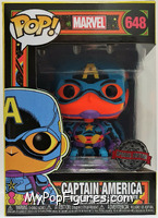 Captain America (Blacklight) (Special Edition) from Marvel - Marvel Universe Pop! manufactured by Funko [Front]