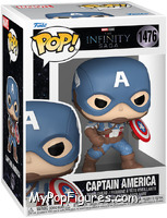 Captain America (Helmet) (First Avenger) from Marvel - Infinity Saga Pop! manufactured by Funko [Front]