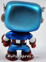 Captain America (Metallic / Masked) from Marvel - Marvel Universe Pop! manufactured by Funko [Loose]