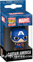 Captain America (New Classics) from Marvel - Pop! Keychains manufactured by Funko [Front]