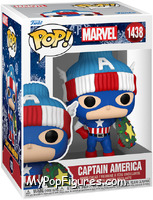 Captain America (Wreath Shield) from Marvel - Marvel Universe Pop! manufactured by Funko [Front]