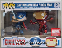 Captain America / Iron Man from Marvel - Pop! Sets manufactured by Funko [Front]