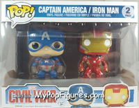 Captain America / Iron Man from Marvel - Pop! Sets manufactured by Funko [Front]