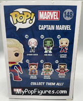 Captain Marvel from Marvel - Marvel Universe Pop! manufactured by Funko [Back]