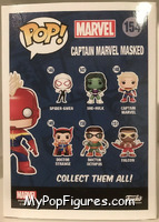 Captain Marvel (Masked) from Marvel - Pop! Vinyl Figures manufactured by Funko [Back]