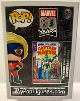 Captain Marvel (Mar-Vell) (1st Appearance) from Marvel - 80 Years Pop! manufactured by Funko [Back]