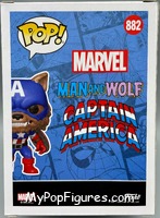 Capwolf from Marvel - Marvel Universe Pop! manufactured by Funko [Back]