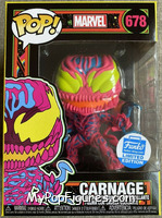 Carnage (Blacklight) from Marvel - Marvel Universe Pop! manufactured by Funko [Front]