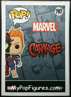 Carnage from Marvel - Marvel Universe Pop! manufactured by Funko [Back]