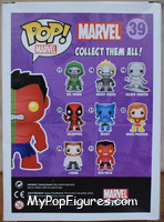 Compound Hulk (Metallic) from Marvel - Pop! Vinyl Figures manufactured by Funko [Back]