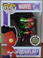 Compound Hulk (Metallic) from Marvel - Pop! Vinyl Figures manufactured by Funko [Front]