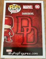 Daredevil (Yellow) from Marvel - Marvel Universe Pop! manufactured by Funko [Back]